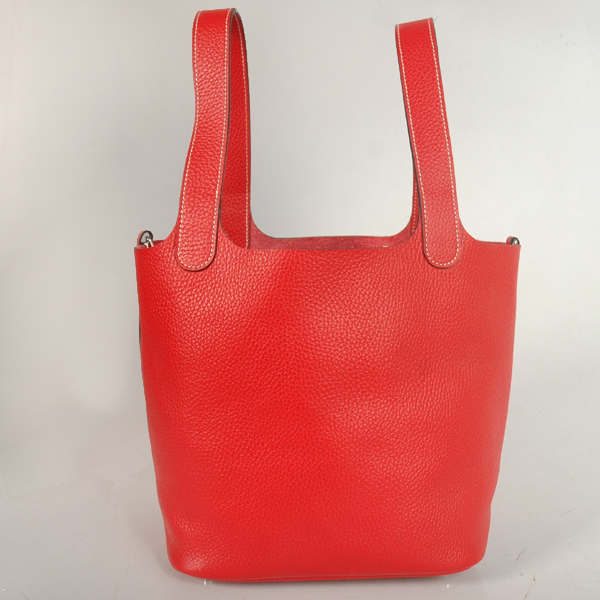 1048F Hermes picotan MM Bag in pelle clemence in Flame